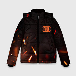 Зимняя куртка для мальчика PUBG fire war