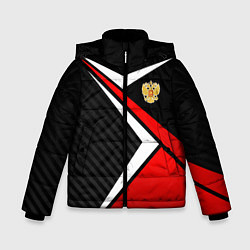 Зимняя куртка для мальчика Russia - black and red