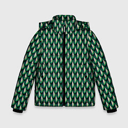 Зимняя куртка для мальчика Чешуя зеленого змея