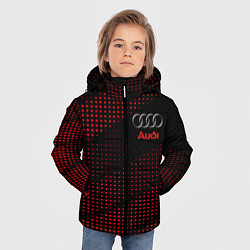 Куртка зимняя для мальчика Audi sportdot, цвет: 3D-светло-серый — фото 2