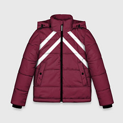 Куртка зимняя для мальчика Бордовая кофта костюм Марата - слово пацана сериал, цвет: 3D-черный
