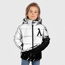 Куртка зимняя для мальчика Half life black color, цвет: 3D-черный — фото 2
