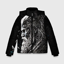 Куртка зимняя для мальчика Лидер викингов, цвет: 3D-светло-серый