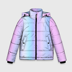 Куртка зимняя для мальчика Градиент матовый светлый, цвет: 3D-черный