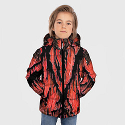 Куртка зимняя для мальчика Красный разлом, цвет: 3D-красный — фото 2