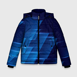 Зимняя куртка для мальчика Blue background