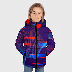 Куртка зимняя для мальчика Abstraction colored, цвет: 3D-светло-серый — фото 2