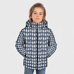Куртка зимняя для мальчика Капли, цвет: 3D-черный — фото 2