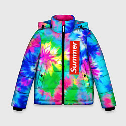 Зимняя куртка для мальчика Color abstraction - summer