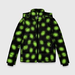 Зимняя куртка для мальчика Неоновая имитация бактерий