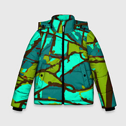 Зимняя куртка для мальчика Цветная геометрия
