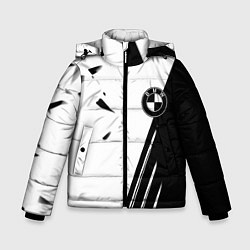 Зимняя куртка для мальчика BMW geometry sport car