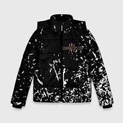 Куртка зимняя для мальчика Three days grace краски, цвет: 3D-черный