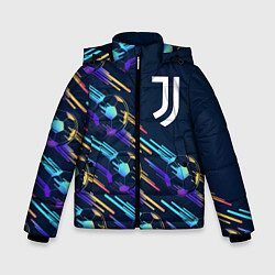Зимняя куртка для мальчика Juventus градиентные мячи
