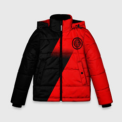 Зимняя куртка для мальчика Inter geometry red sport