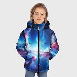 Куртка зимняя для мальчика Fascinating cosmic expanses, цвет: 3D-черный — фото 2