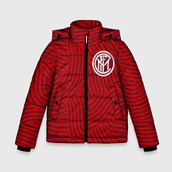 Зимняя куртка для мальчика Inter отпечатки