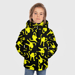 Куртка зимняя для мальчика Ъуъ съука pattern mem, цвет: 3D-черный — фото 2