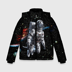 Зимняя куртка для мальчика The dalmatian brave cosmonaut - ai art