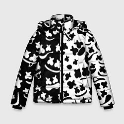 Куртка зимняя для мальчика Marshmello music pattern, цвет: 3D-черный