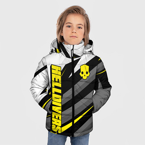 Зимняя куртка для мальчика Helldivers 2 - yellow uniform / 3D-Черный – фото 3