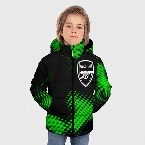 Зимняя куртка для мальчика Arsenal sport halftone / 3D-Черный – фото 3