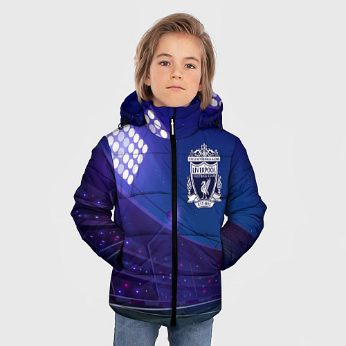 Зимняя куртка для мальчика Liverpool ночное поле / 3D-Черный – фото 3
