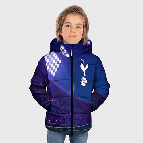 Зимняя куртка для мальчика Tottenham ночное поле / 3D-Черный – фото 3