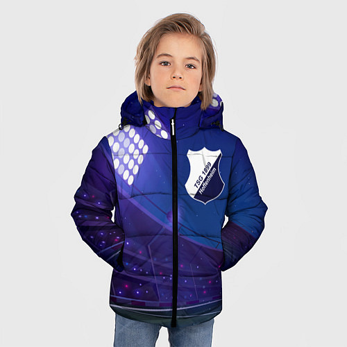 Зимняя куртка для мальчика Hoffenheim ночное поле / 3D-Черный – фото 3