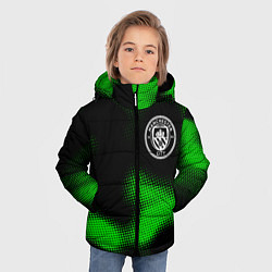 Куртка зимняя для мальчика Manchester City sport halftone, цвет: 3D-черный — фото 2