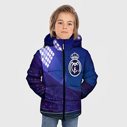 Куртка зимняя для мальчика Real Madrid ночное поле, цвет: 3D-черный — фото 2