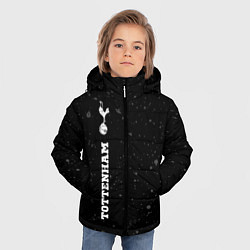 Куртка зимняя для мальчика Tottenham sport на темном фоне по-вертикали, цвет: 3D-черный — фото 2