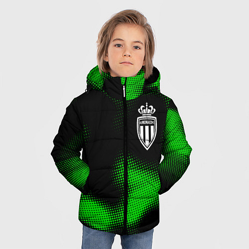 Зимняя куртка для мальчика Monaco sport halftone / 3D-Черный – фото 3