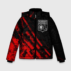 Куртка зимняя для мальчика Lyon sport grunge, цвет: 3D-красный