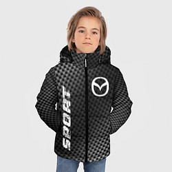 Куртка зимняя для мальчика Mazda sport carbon, цвет: 3D-черный — фото 2