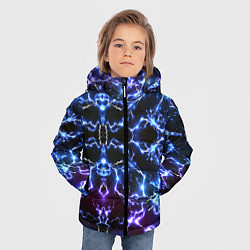 Куртка зимняя для мальчика Электрический разряд, цвет: 3D-красный — фото 2