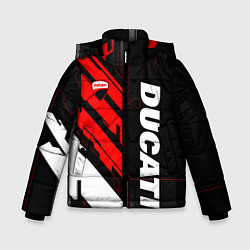 Зимняя куртка для мальчика Ducati - красный технологический