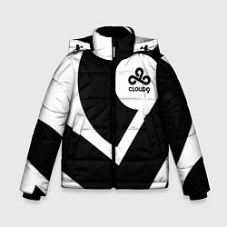 Куртка зимняя для мальчика Cloud9 - black and white, цвет: 3D-черный