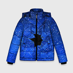 Зимняя куртка для мальчика Расколотое стекло - звездное небо
