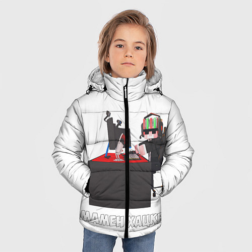 Зимняя куртка для мальчика МАМЕН ХАЦКЕР / 3D-Красный – фото 3