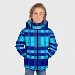 Куртка зимняя для мальчика Полосный паттерн, цвет: 3D-светло-серый — фото 2