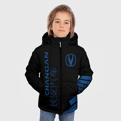 Зимняя куртка для мальчика Changan / 3D-Черный – фото 3