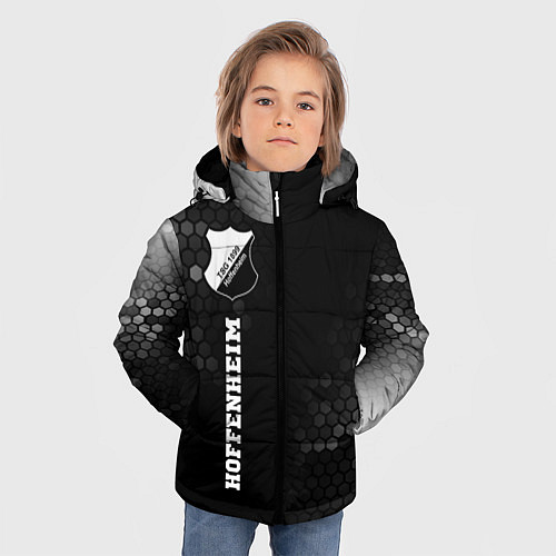 Зимняя куртка для мальчика Hoffenheim sport на темном фоне по-вертикали / 3D-Черный – фото 3