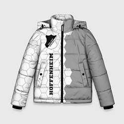 Куртка зимняя для мальчика Hoffenheim sport на светлом фоне по-вертикали, цвет: 3D-черный