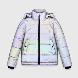 Куртка зимняя для мальчика Бледный сиреневый тай-дай, цвет: 3D-светло-серый