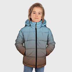Куртка зимняя для мальчика Текстура градиент, цвет: 3D-красный — фото 2