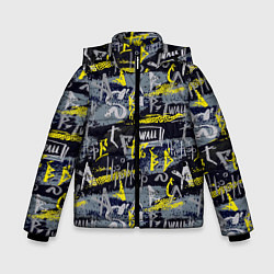 Зимняя куртка для мальчика Hip hop wall