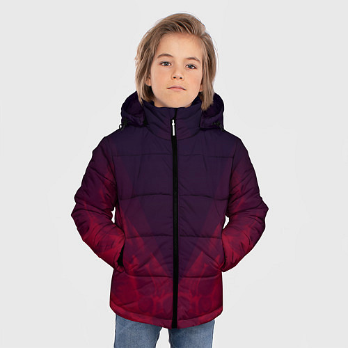 Зимняя куртка для мальчика Control ужас исов / 3D-Черный – фото 3