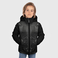 Куртка зимняя для мальчика Мото - броня, цвет: 3D-светло-серый — фото 2