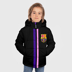 Куртка зимняя для мальчика Barcelona line, цвет: 3D-черный — фото 2